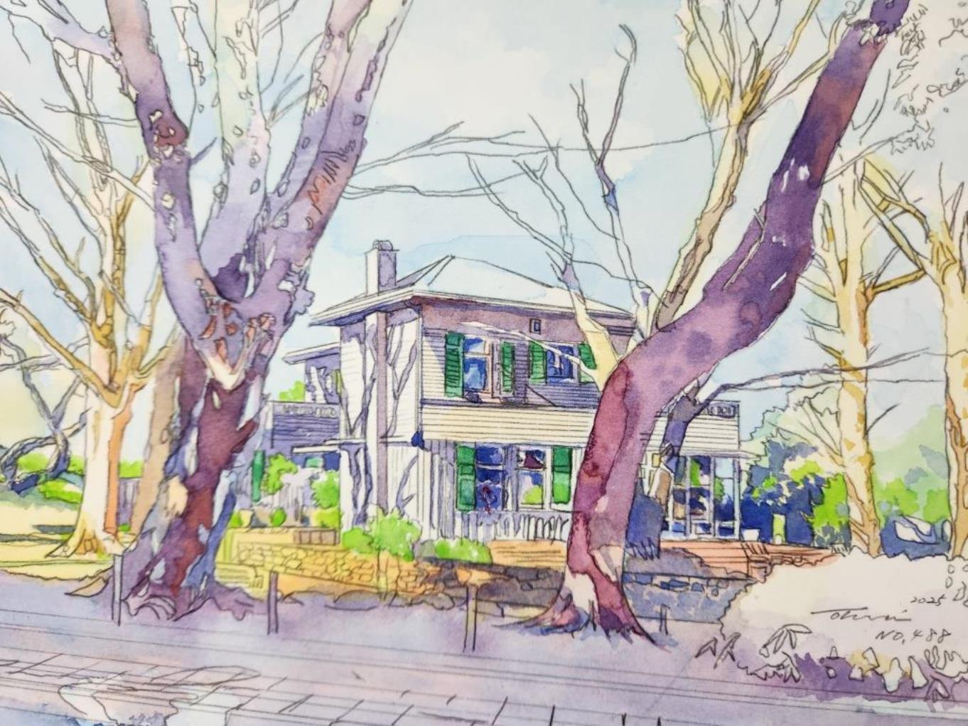 飛躍と痕跡シリーズ4No.488